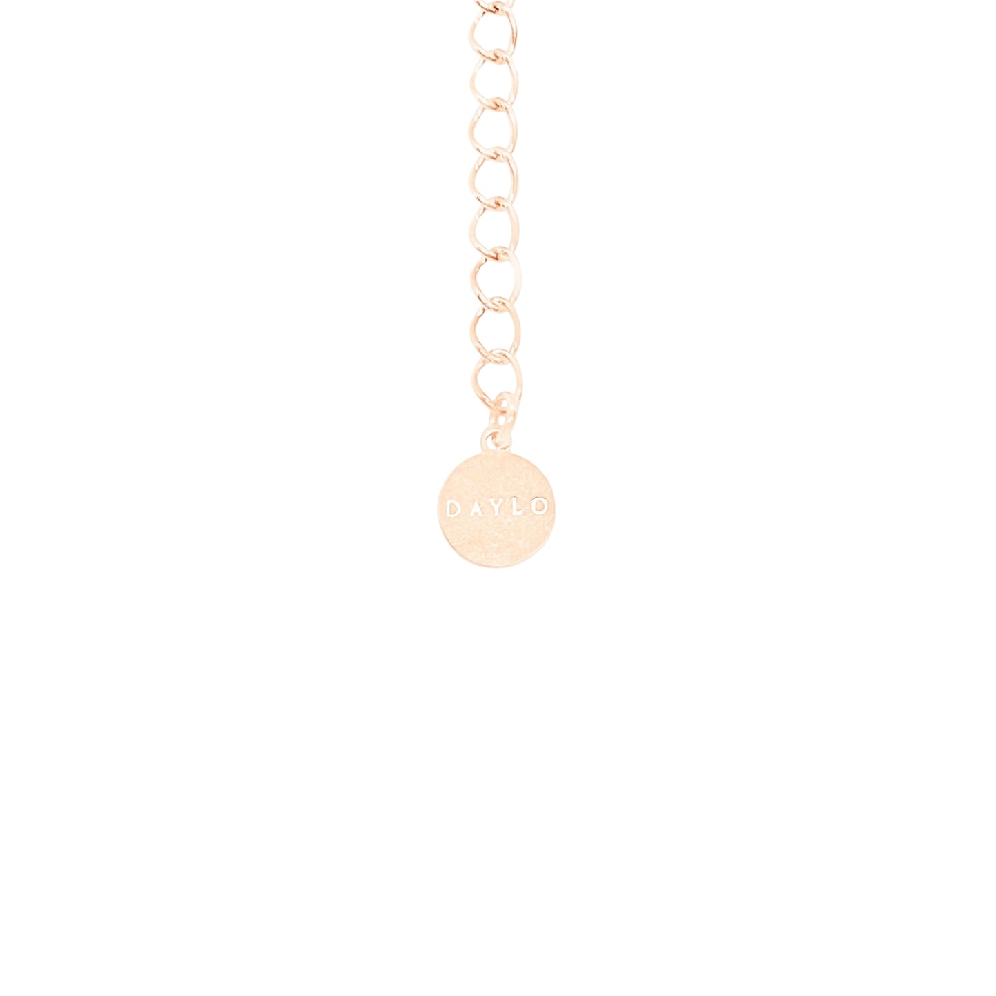 Herz Halskette - Roségold/Lila