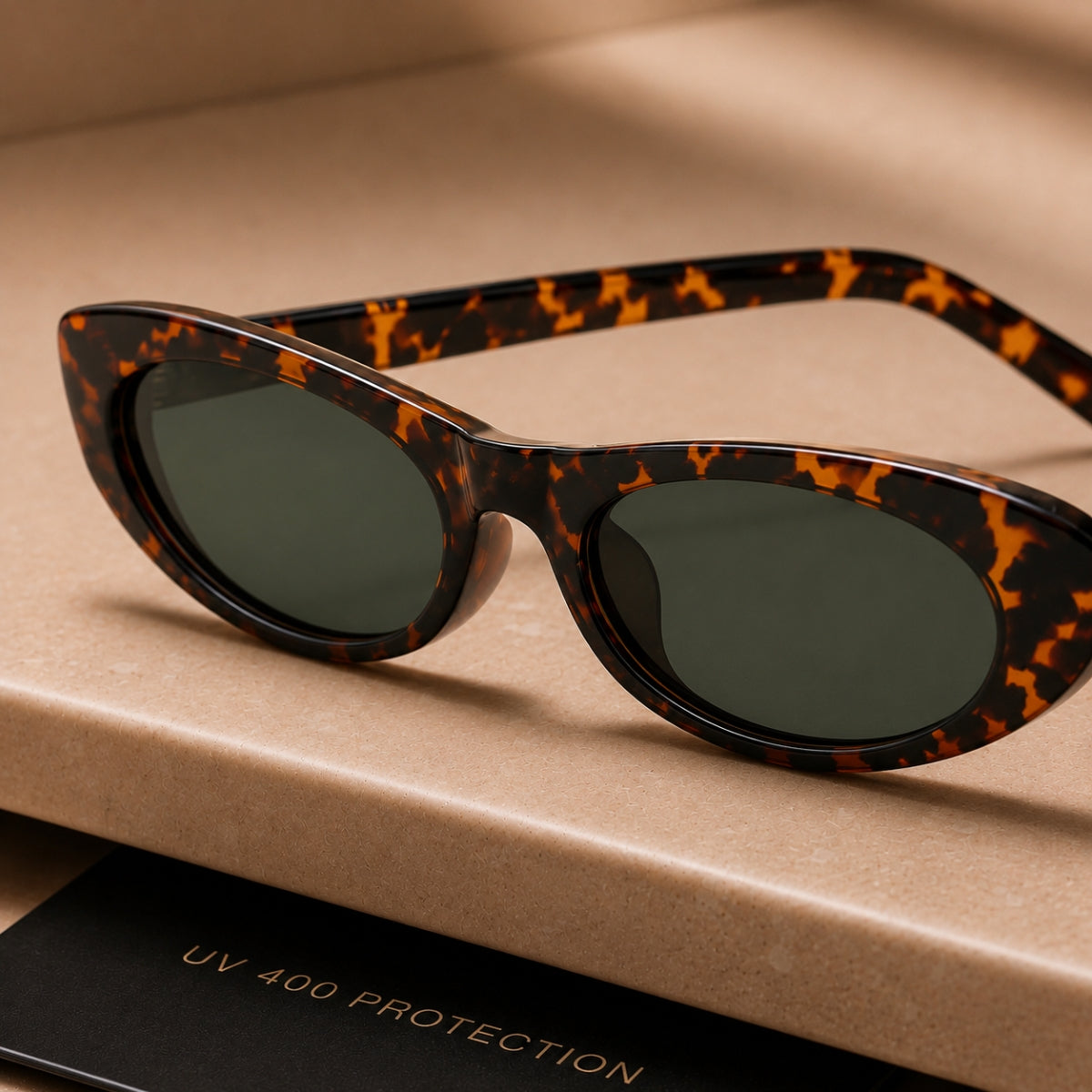 Suki Sonnenbrille - Leopard Grün