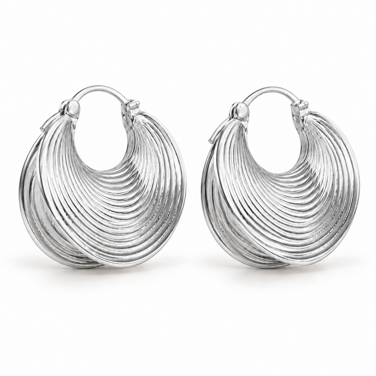Lorena Earrings - Silver