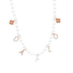 Parel Ketting - Roségoud