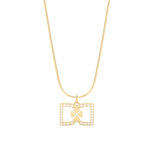 DD Halskette Diamanten - Gold