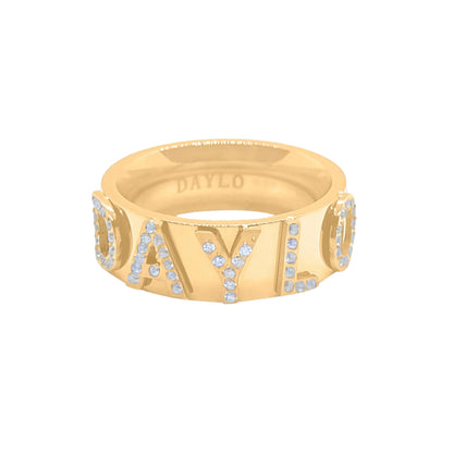 Signatur Diamantring - Gold