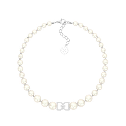 DD Perlen Choker - Silber