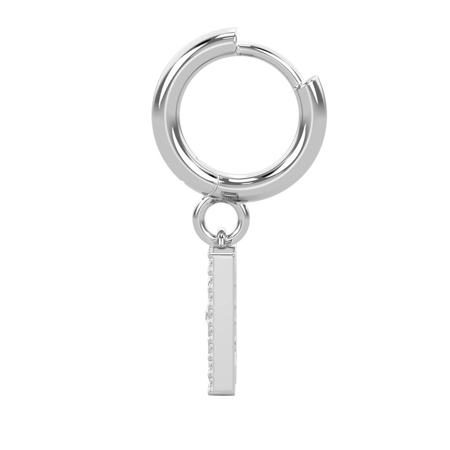 DD Hoops Diamant - Silver