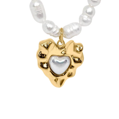 Lila Halsband - Guld