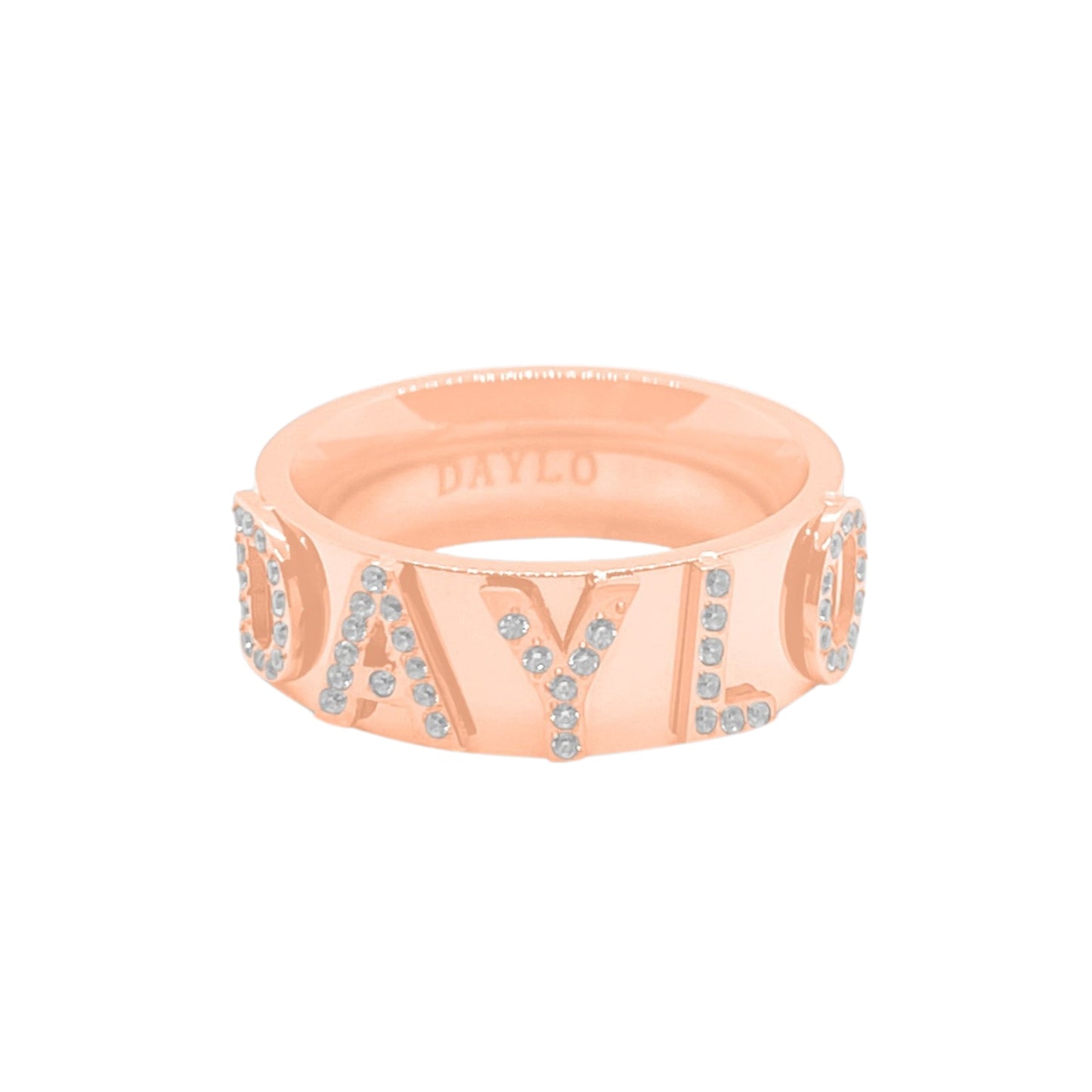 Signatur Diamantring - Roségold
