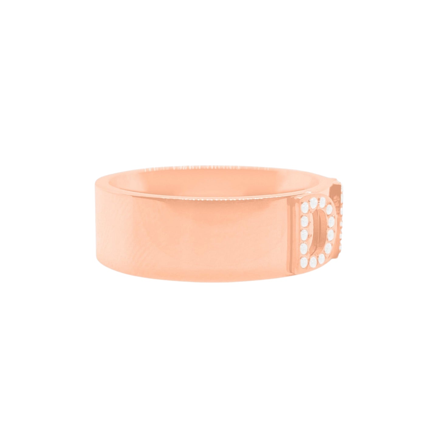 Signatur Diamantring - Roségold