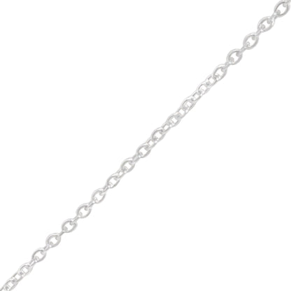 Hart Ketting - Zilver/Wit