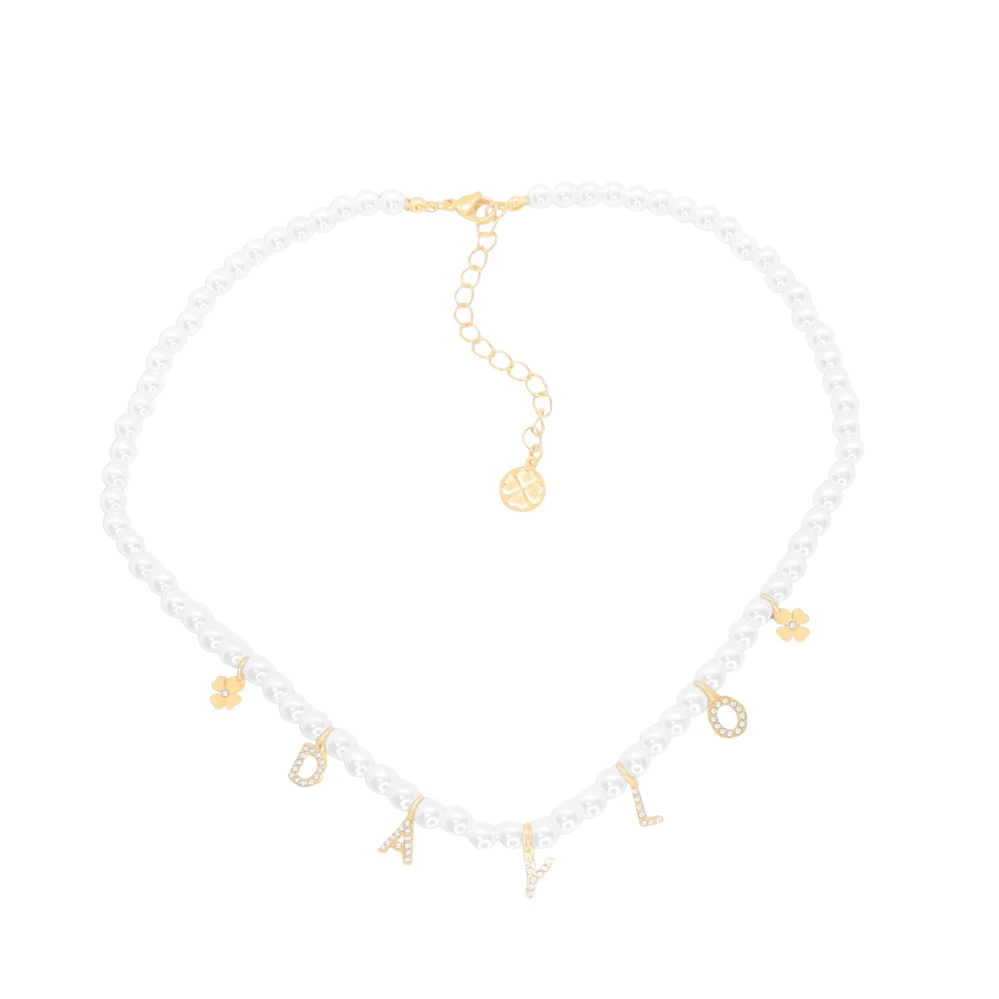 Perlenkette - Gold