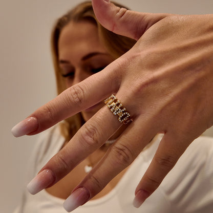 Ring Diamonds - Gold
