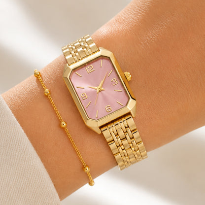 Aira Uhr - Gold / Pink