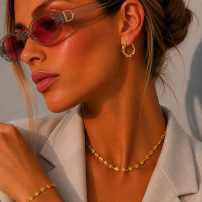 Alba Ohrringe - Gold