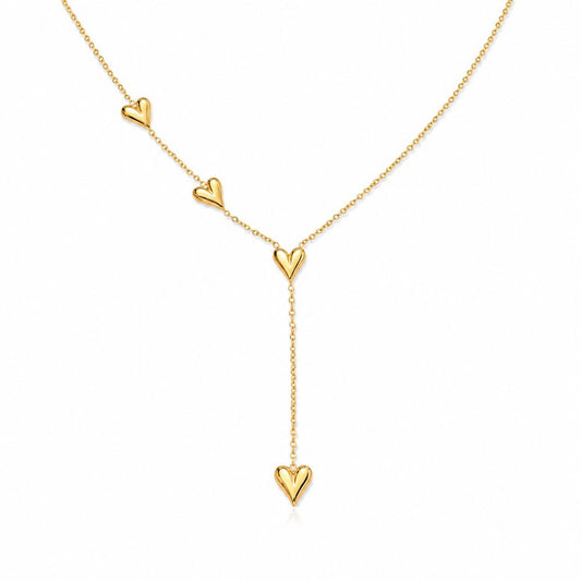Alva Heart Necklace - Gold