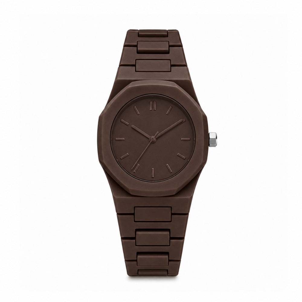 Avelo Horloge - Bruin