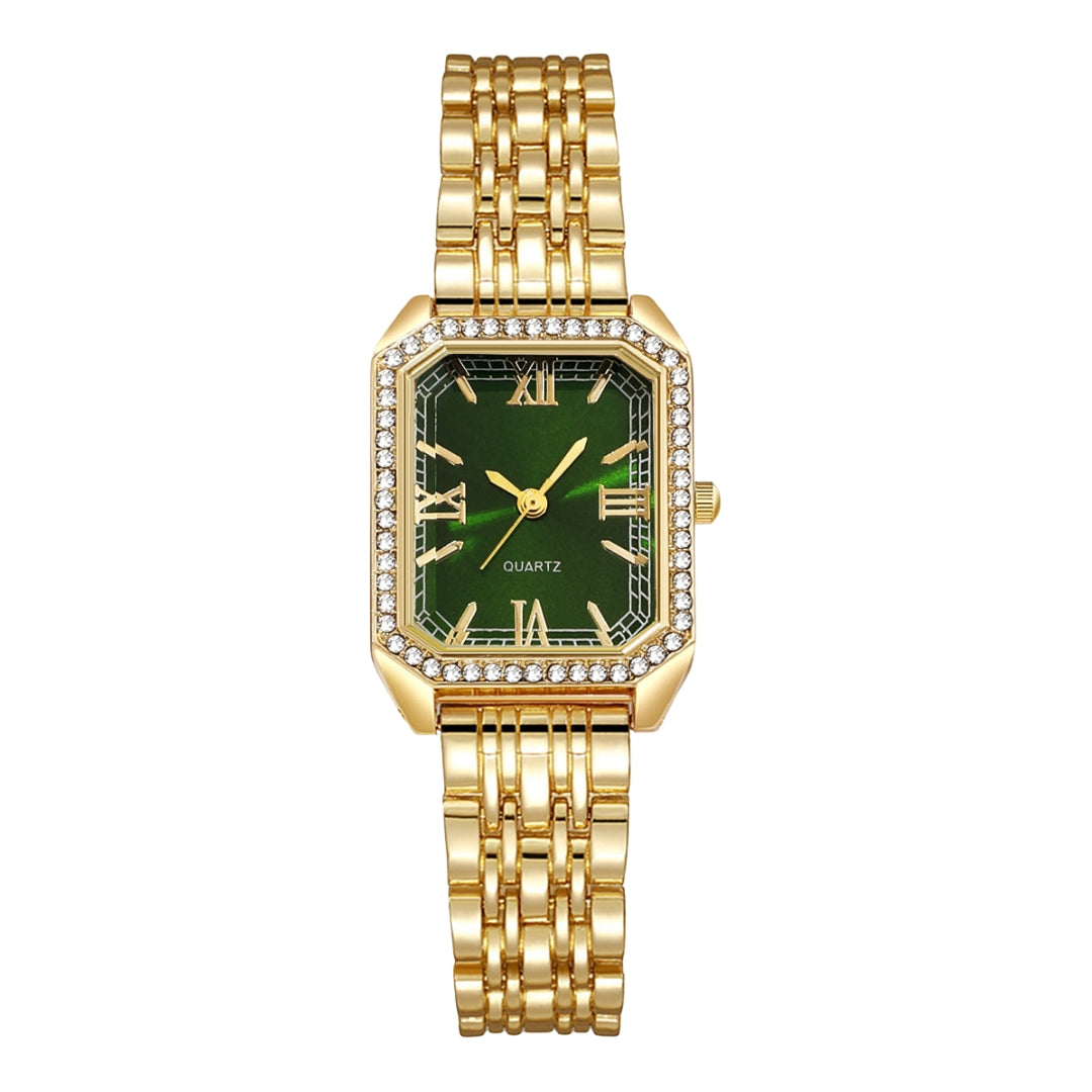 Aven Watch - Gold / Green