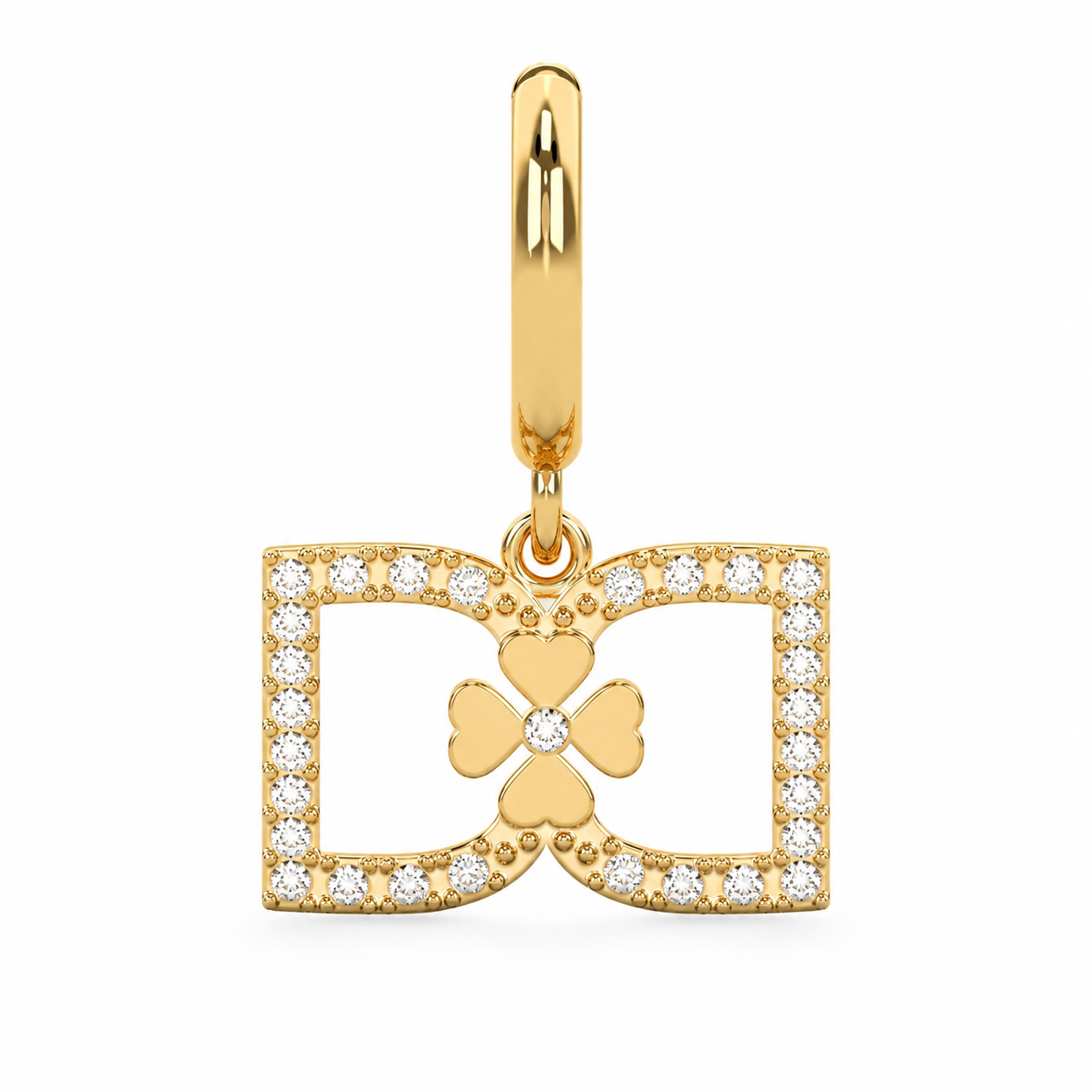 DD Hoops Diamond - Gold