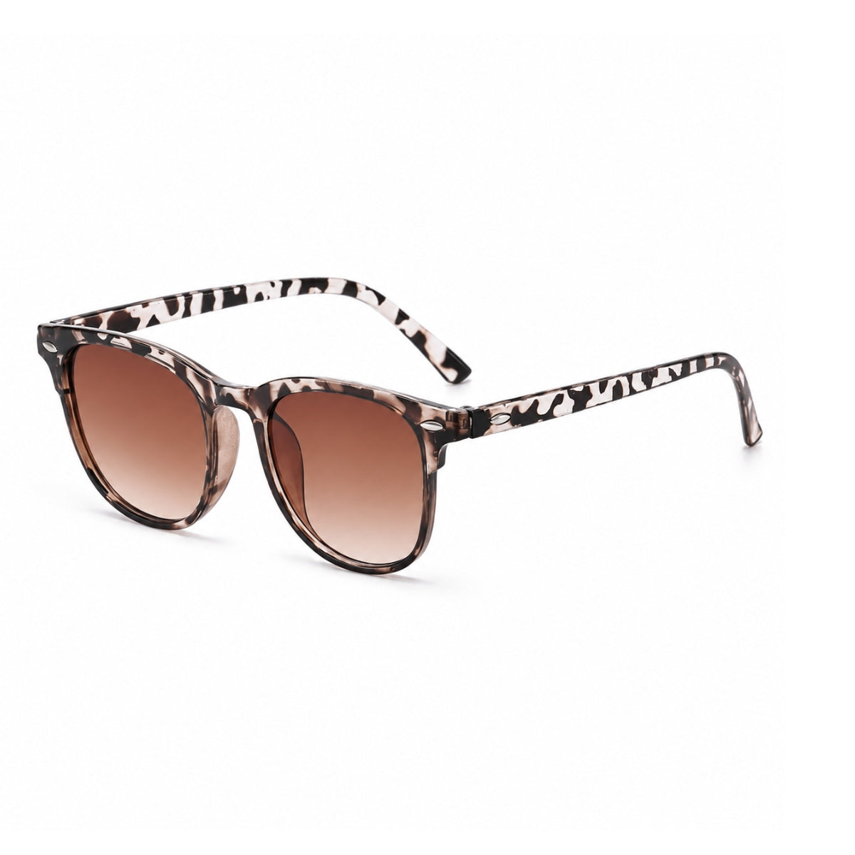 Savio Sonnenbrille - Weiß Leopard