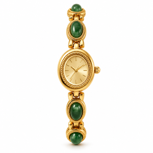 Amalfi Watch - Gold / Green / Gold