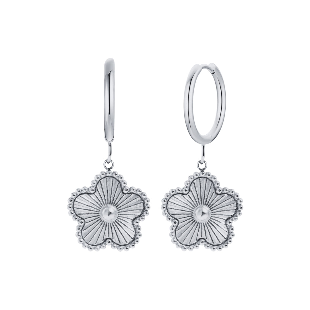 Evelia Bloom Creolen - Silber