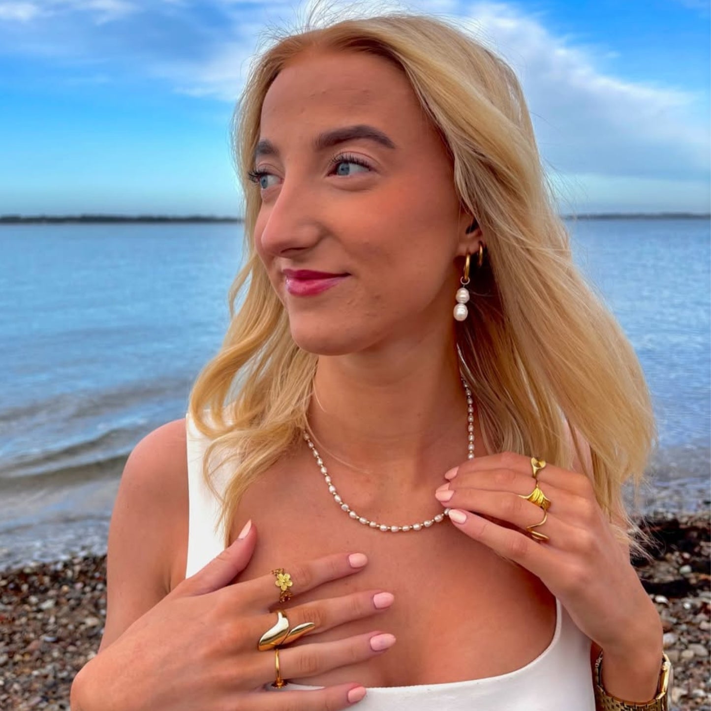 Zoey Halskette - Gold
