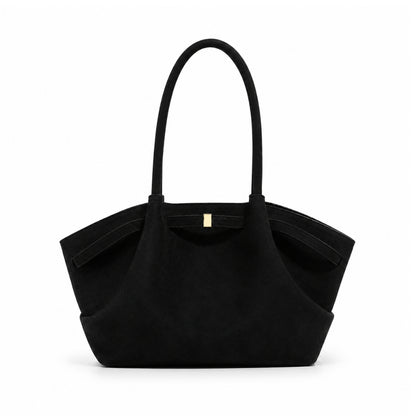 Noor Tasche - Schwarzes Leder