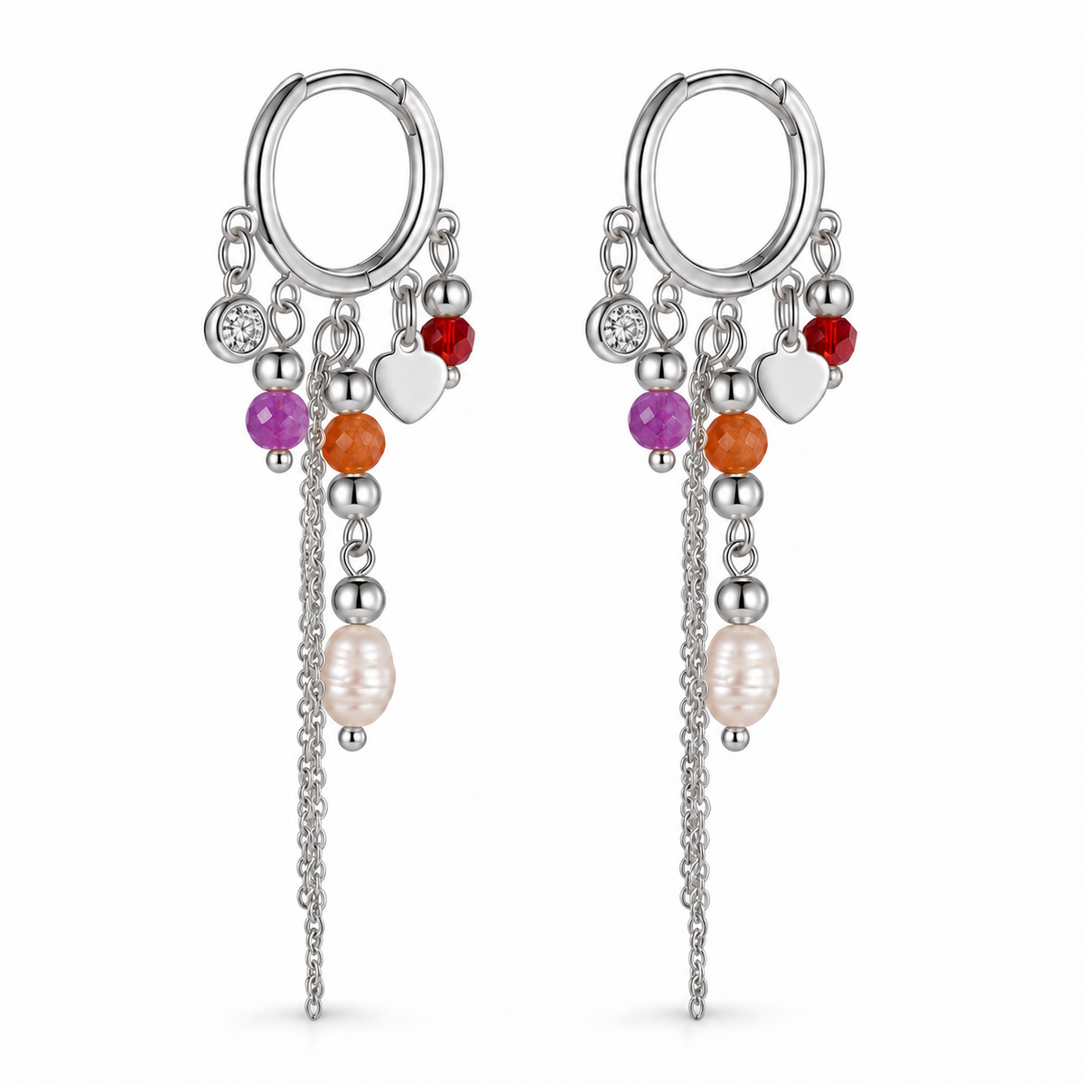 Ottilie Earrings - Silver