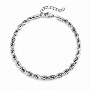 Rope Bracelet - Stainless Steel 4MM