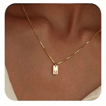 Flache Halskette - Gold