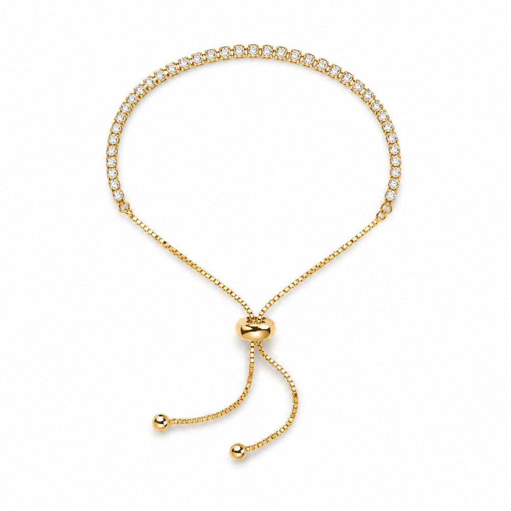 Diamond Tennis Bracelet - Gold
