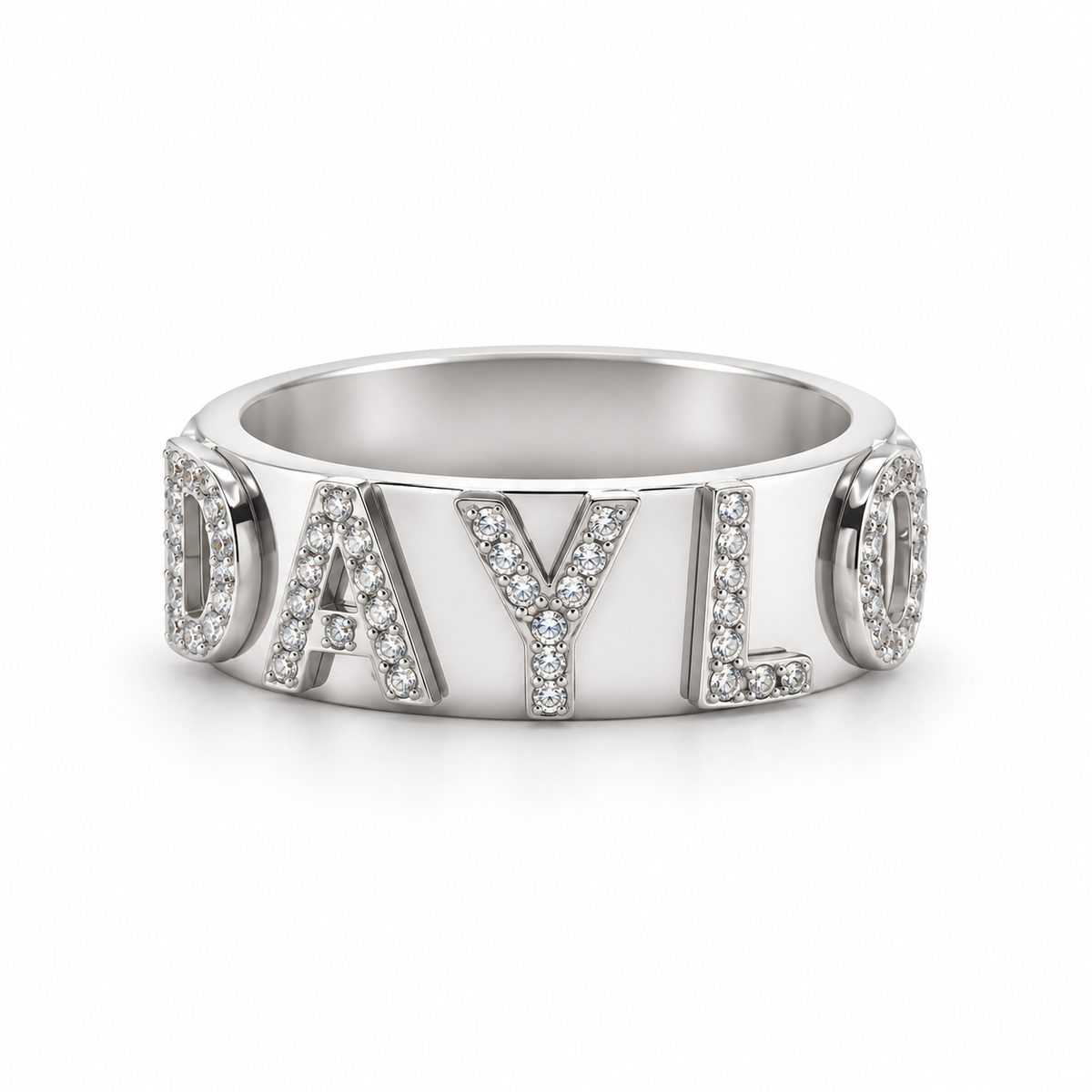 Signatur Diamant Ring - Sølv
