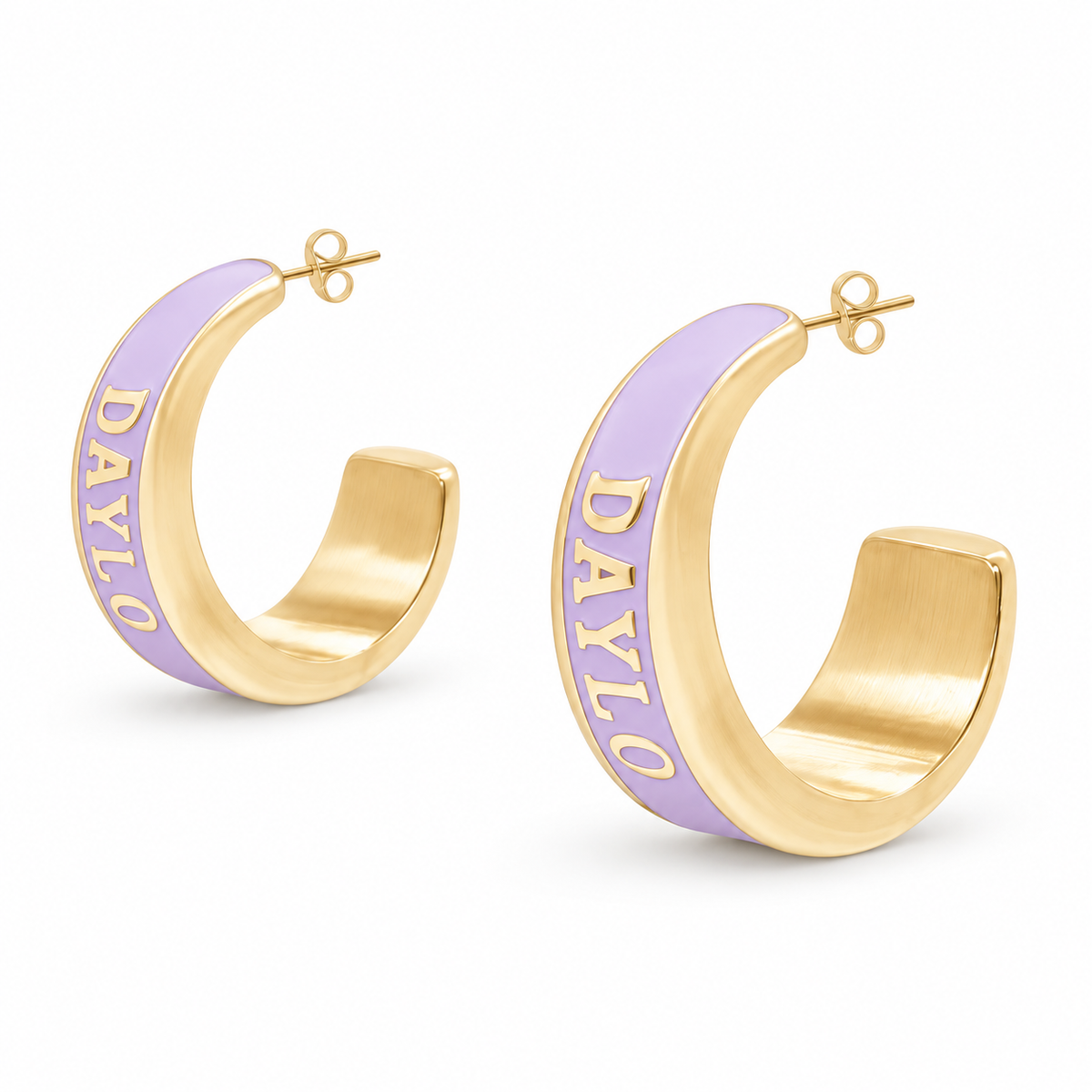 Hoops - Gold/Purple