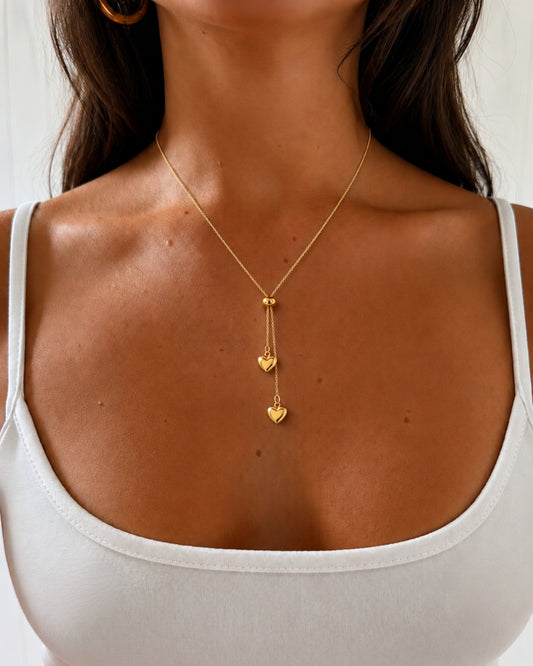 Avia Heart Necklace - Gold