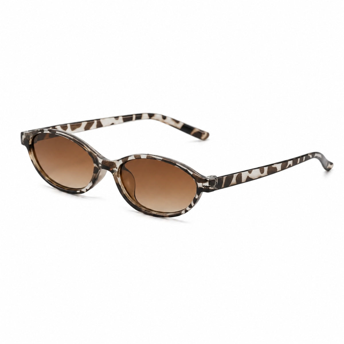 Solea Sonnenbrille - Weißer Leopard