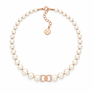 DD Choker Diamanter - Rosaguld