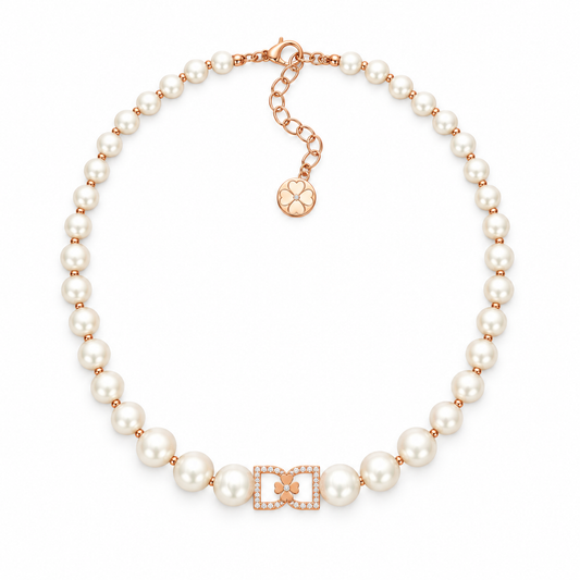 DD Choker Diamanter - Rosaguld