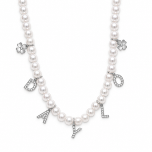 Pearl Necklace - Silver