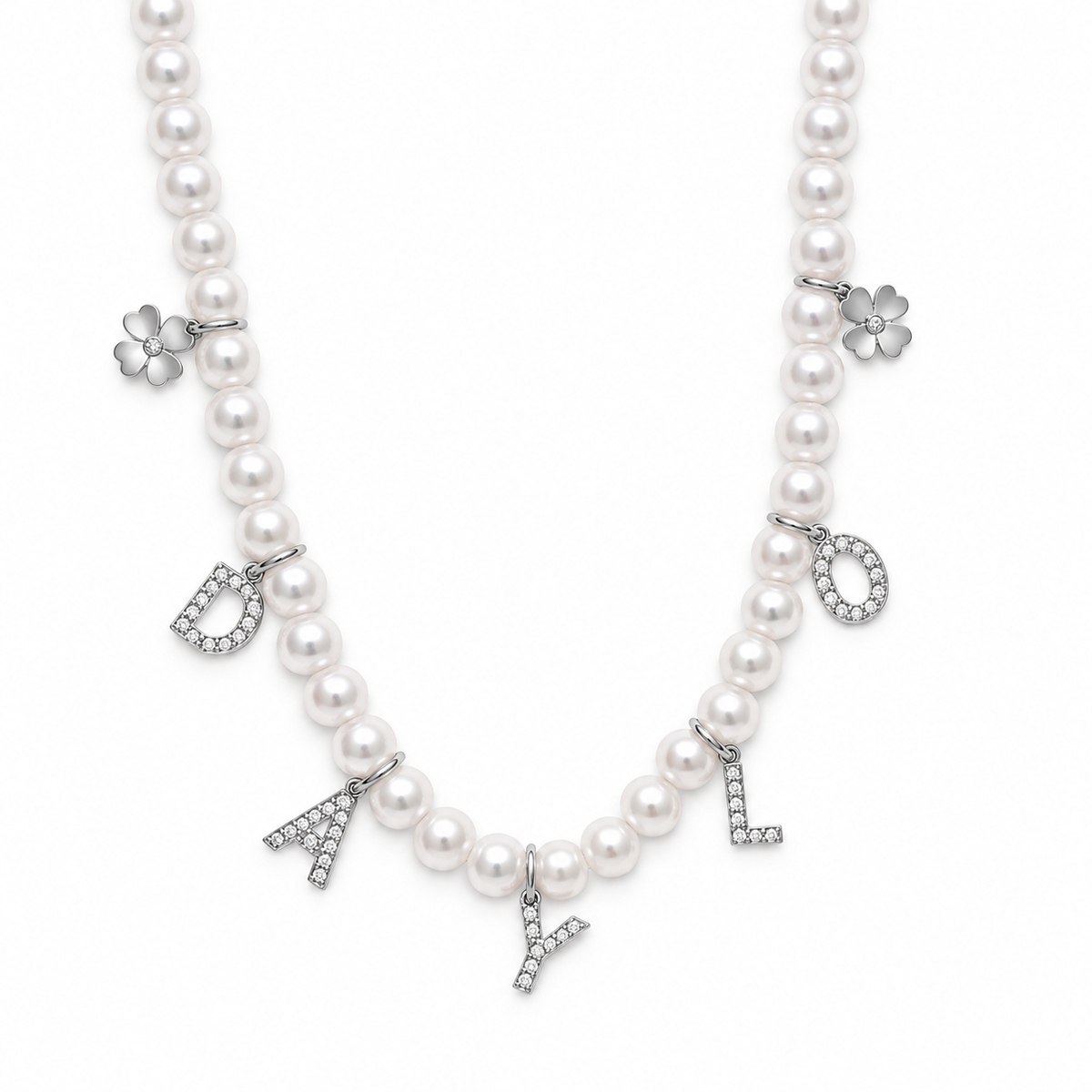Pearl Necklace - Silver