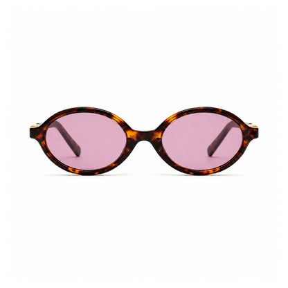 Adrien Solbrille - Leopard Lilla