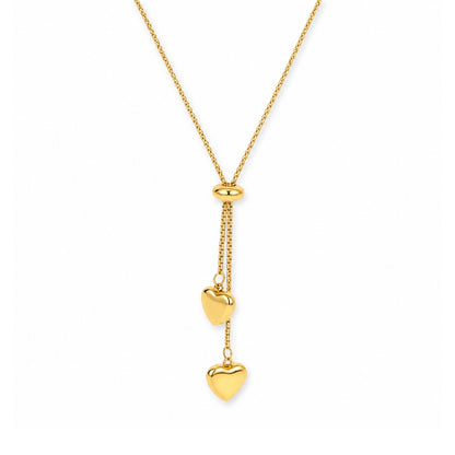 Avia Heart Necklace - Gold