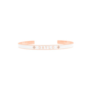 Armband - Roségold/Weiß