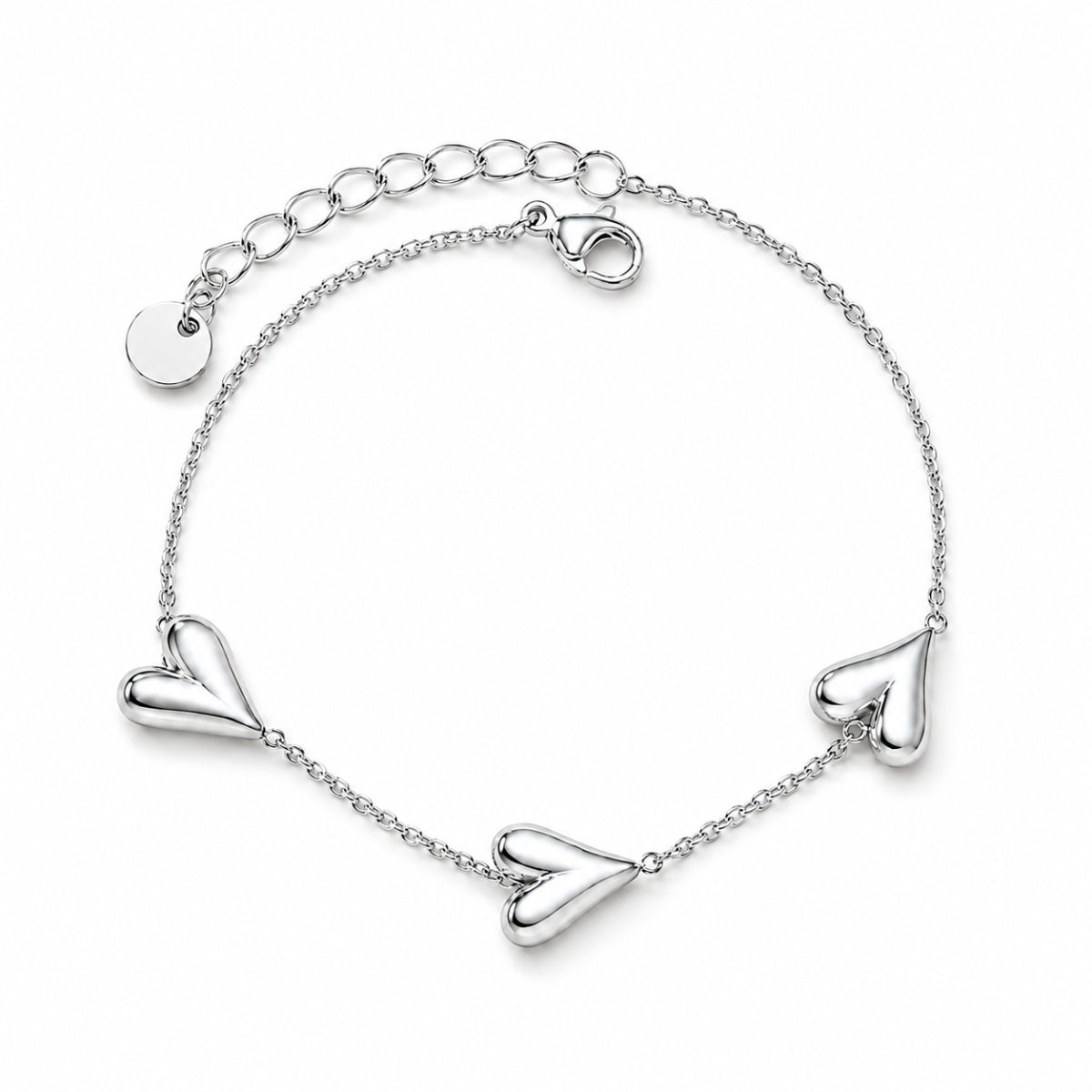 Alva Heart Bracelet - Silver