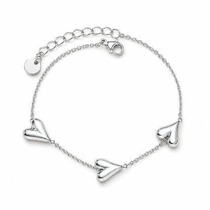 Alva Heart Bracelet - Silver