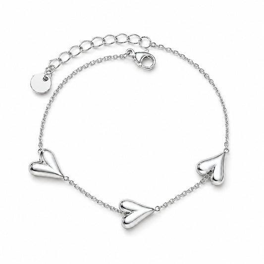 Alva Hjerte Armbånd - Sølv