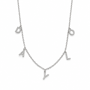 Diamond Necklace - Silver