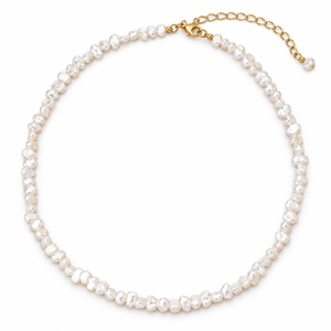 Annika Pearl Necklace - Gold