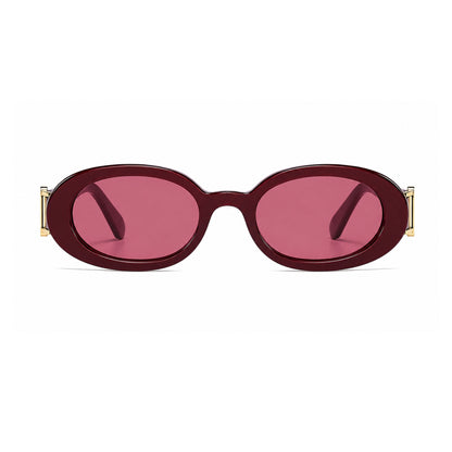 DD Sonnenbrille Oval - Rotwein Rot