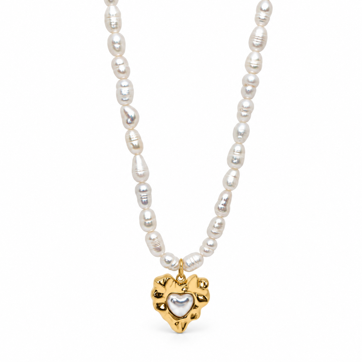 Purple Necklace - Gold