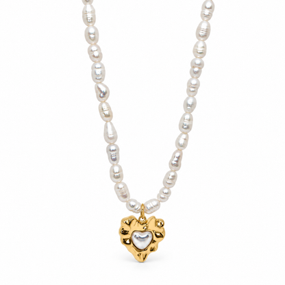 Purple Necklace - Gold