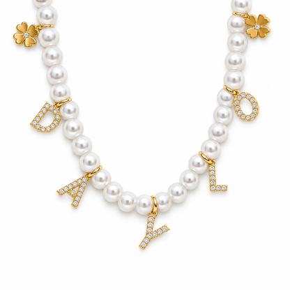 Pearl Necklace - Gold