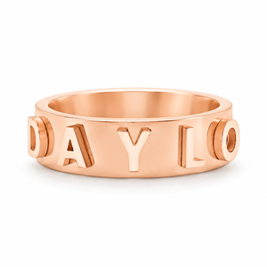 Signature Ring - Rose Gold